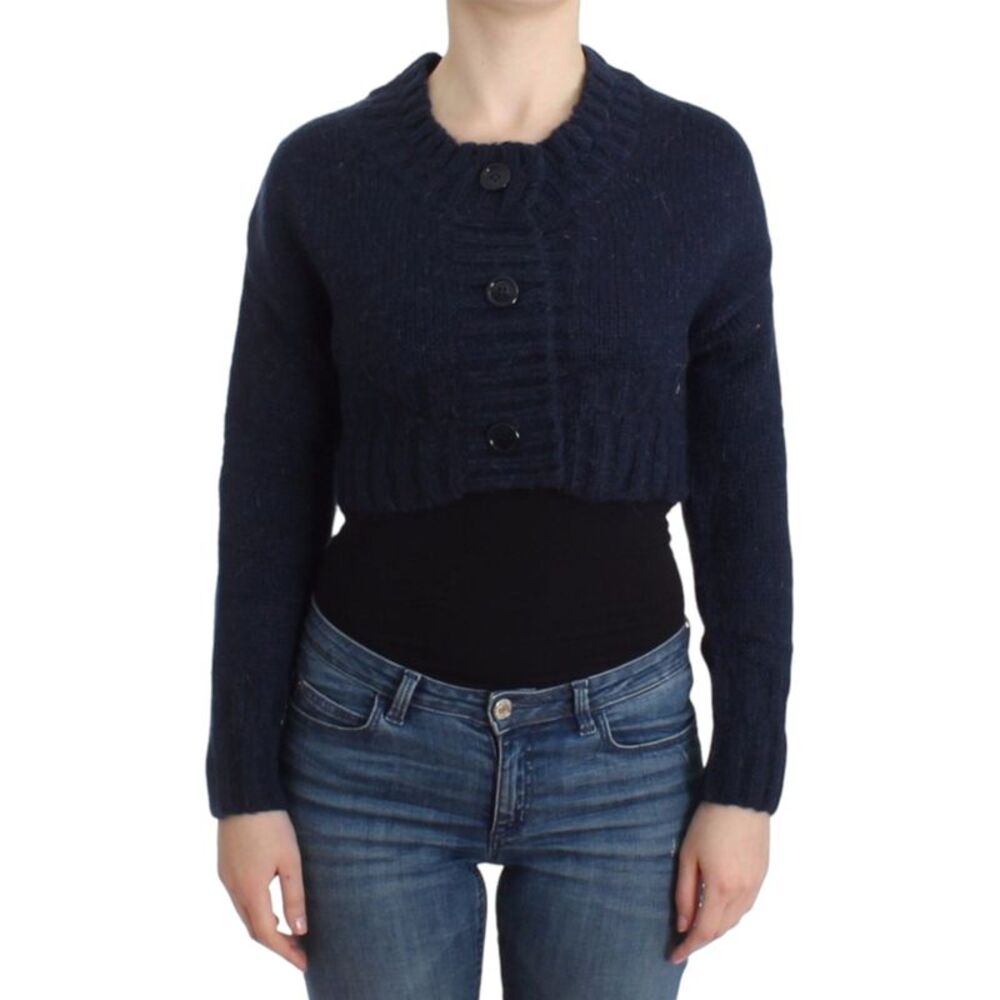John Galliano Blue cropped Women's cardigan